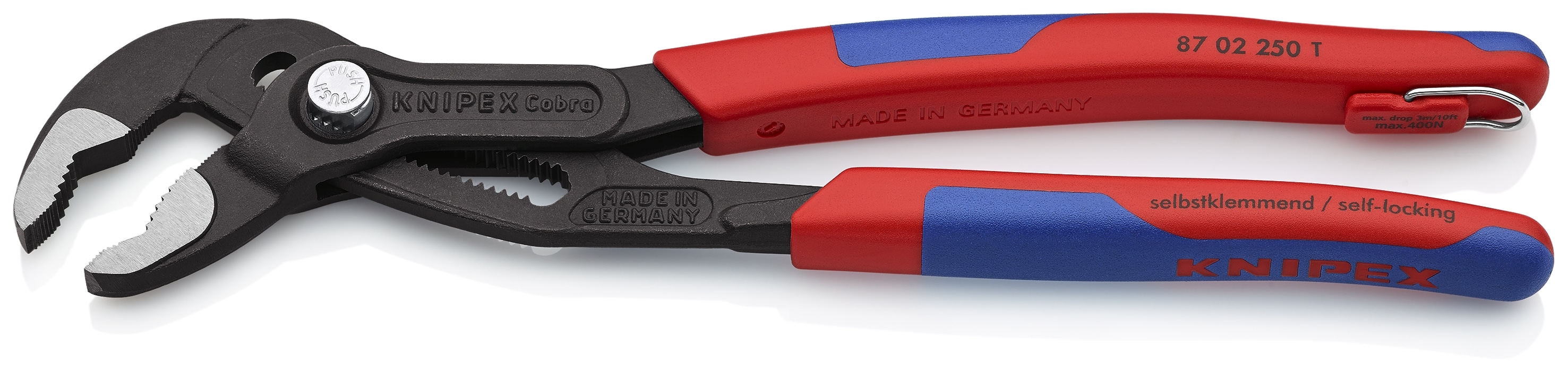 KNIPEX KNIPEX Cobra 10 pulgadas Alicates de mandíbula y ranura - 87 02 250 T BKA