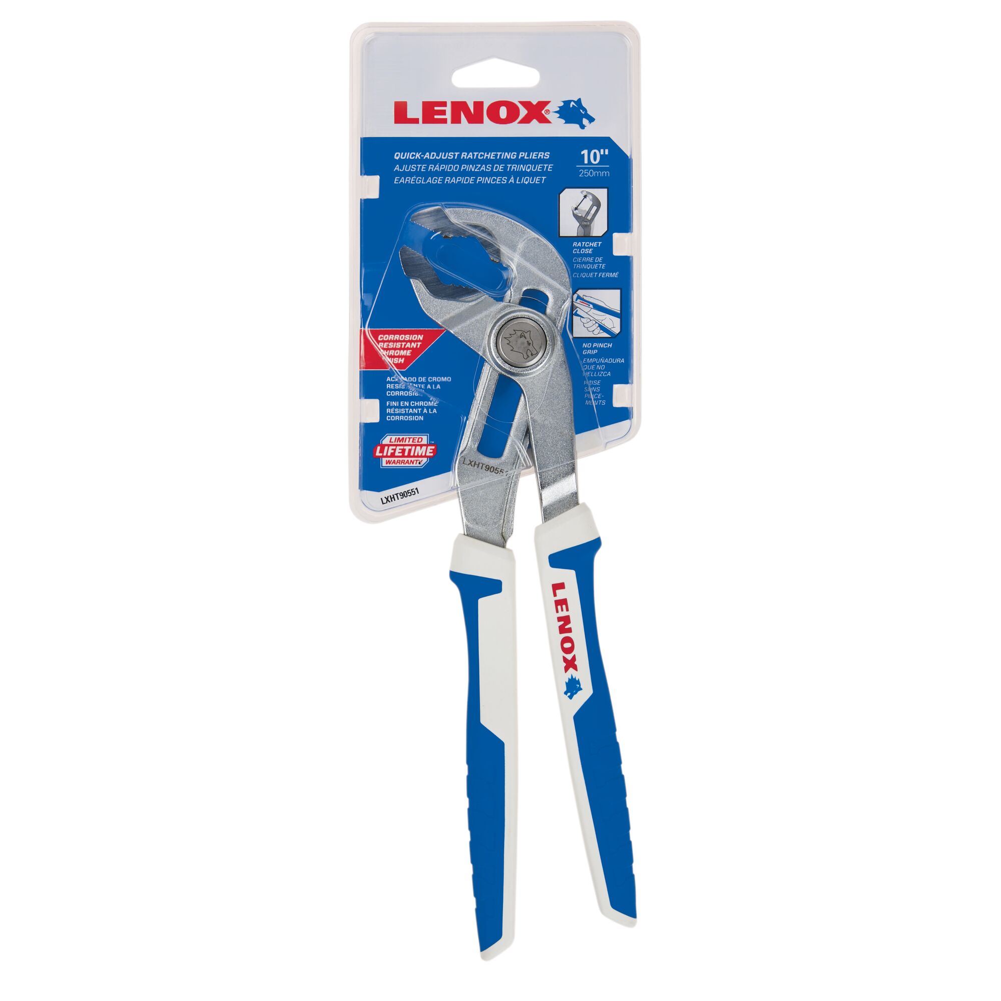 LENOX Ajuste rápido 10 pulgadas Pinza de lengüeta y ranura - LXHT90551