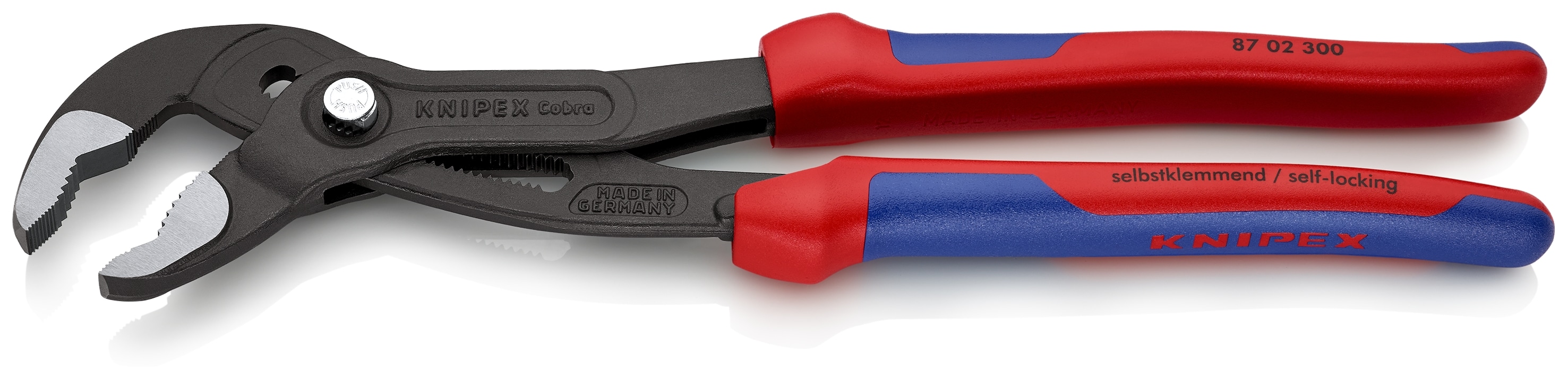 KNIPEX KNIPEX Cobra 12-in Tenazas de Lengua y Ranura - 87 02 300 SBA