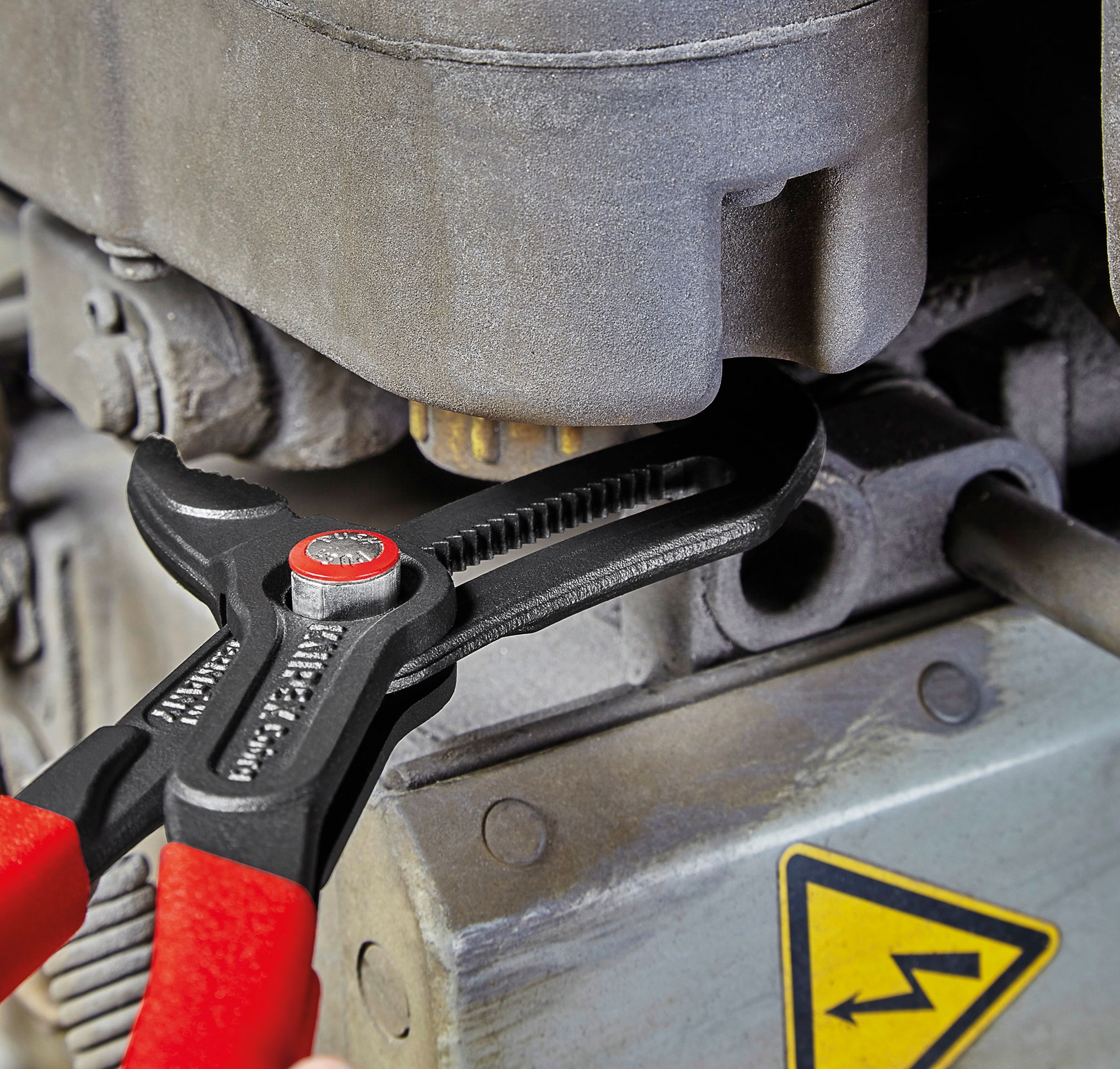 KNIPEX Cobra QuickSet 11.95-in Alicates de lengüeta y ranura - 87 21 300 SBA