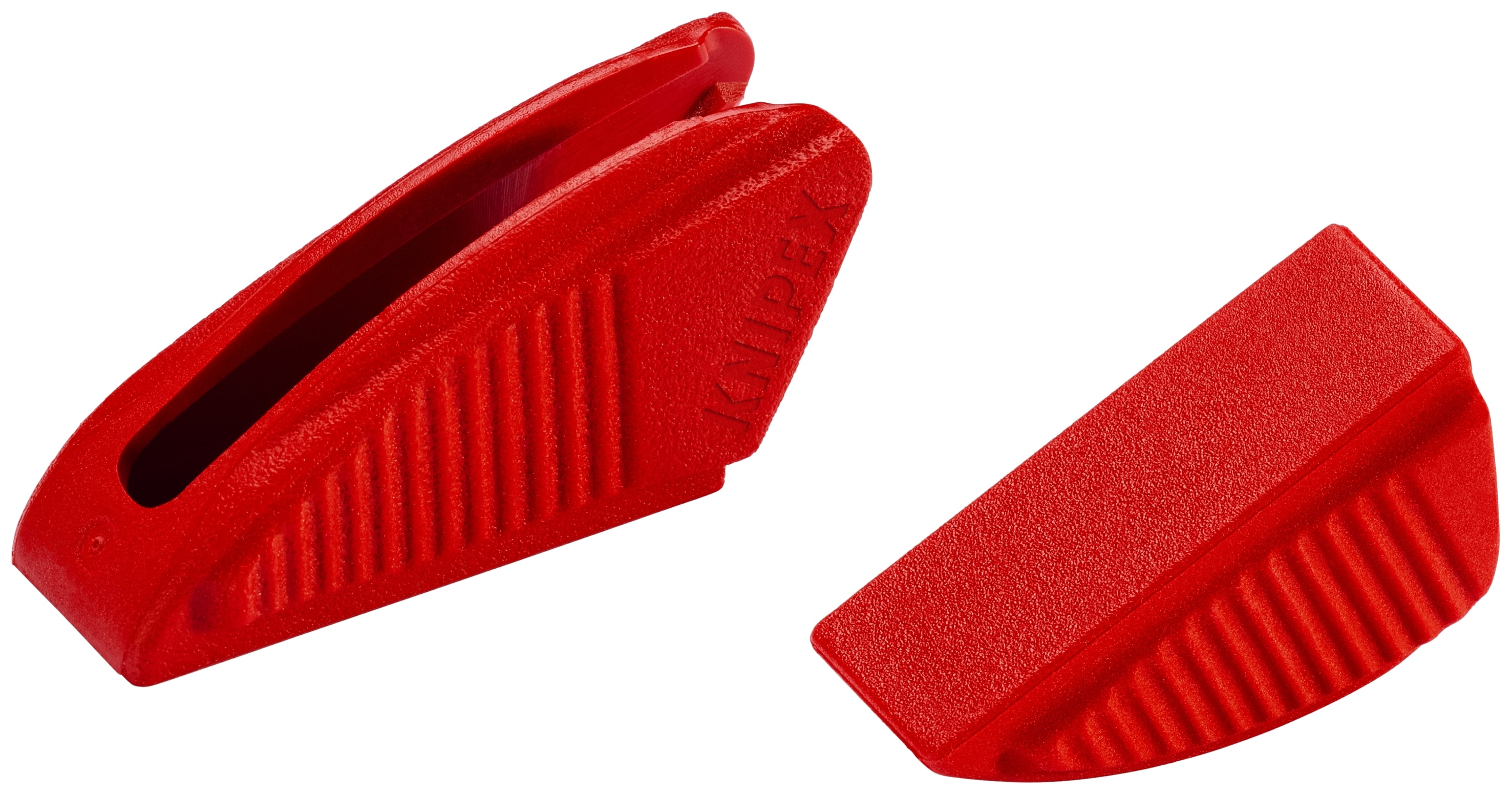 KNIPEX Llave alicates roja de 10 pulgadas - Construcción de plástico - Fácil instalación con enganche - Paquete de 3 pares - 86 09 250 V01