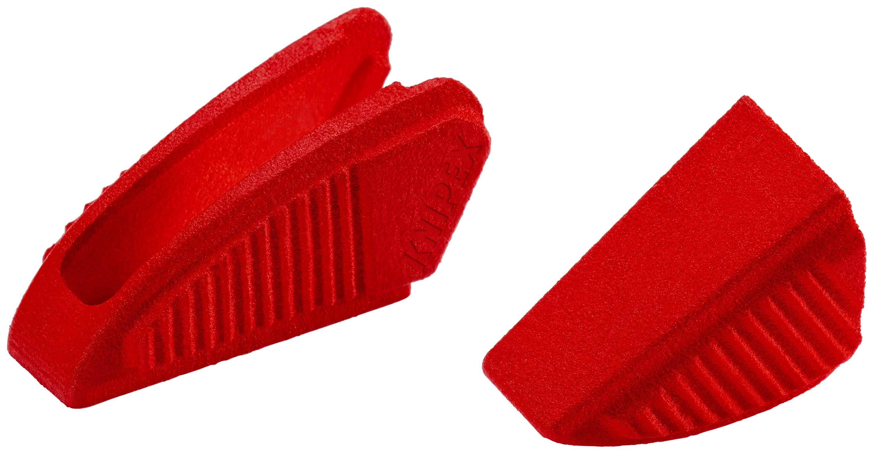 KNIPEX Llave de pinzas de plástico rojo KNIPEX de 7.25 pulgadas para construcción - Fácil instalación de clip - Paquete de 3 pares - 86 09 180 V01