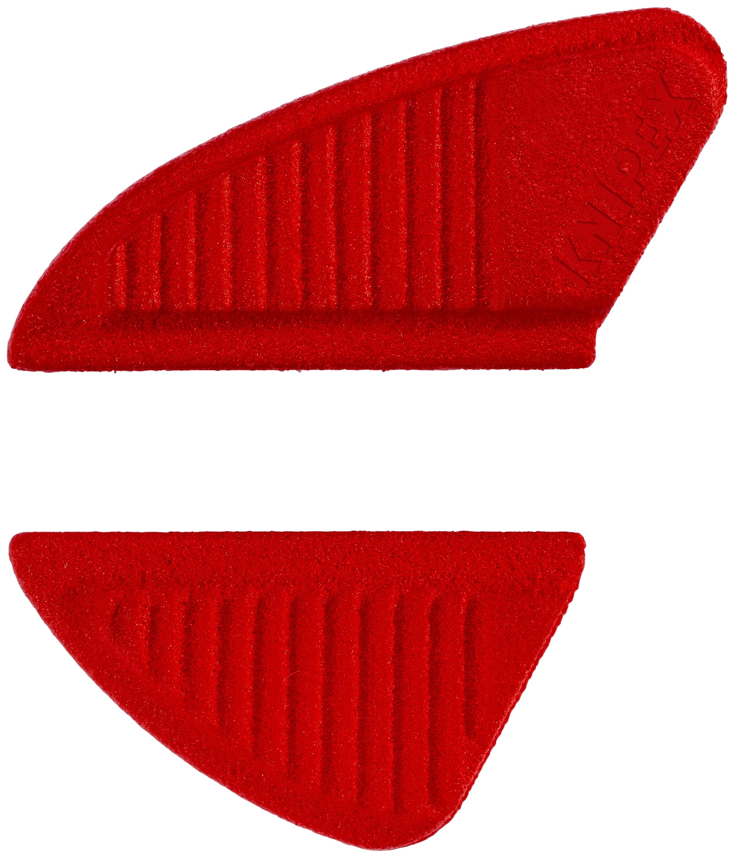 KNIPEX Llave de pinzas de plástico rojo KNIPEX de 7.25 pulgadas para construcción - Fácil instalación de clip - Paquete de 3 pares - 86 09 180 V01