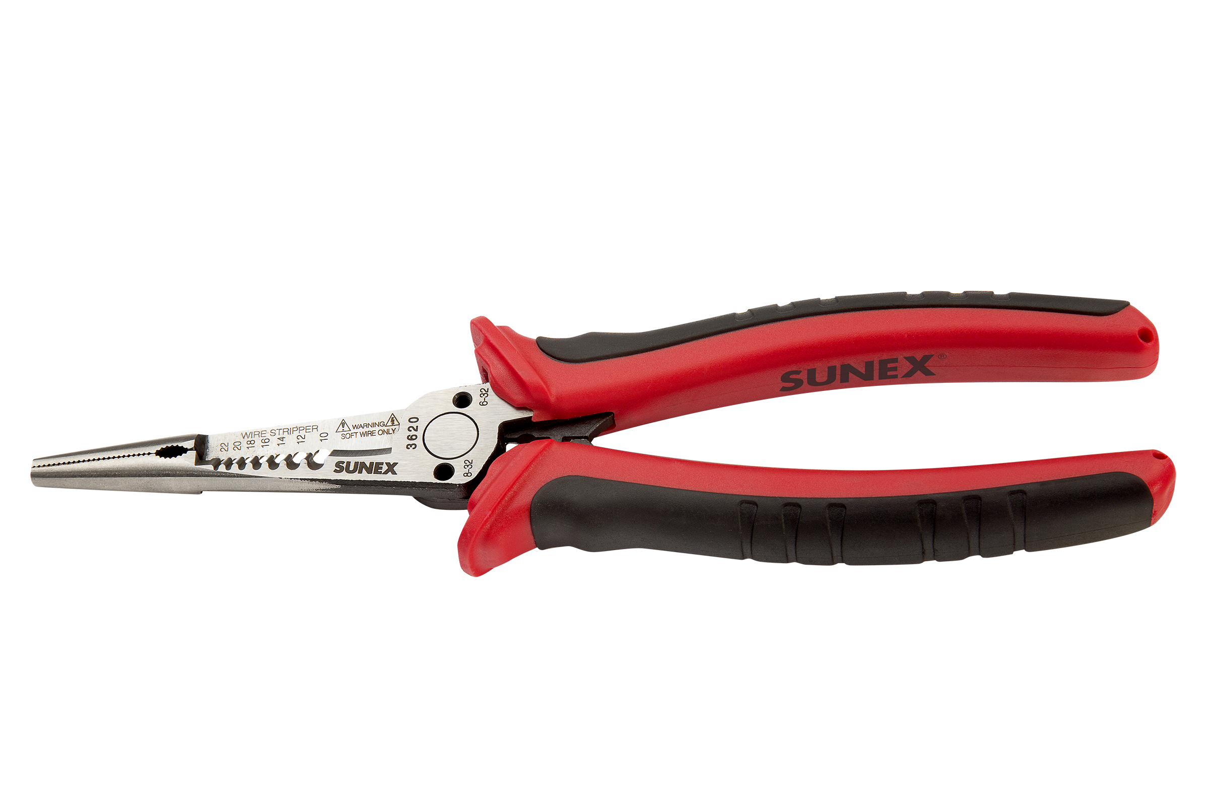 Herramientas Sunex - Alicates de electricista de nariz recta Sunex Tools de 11.5 pulgadas - 3620