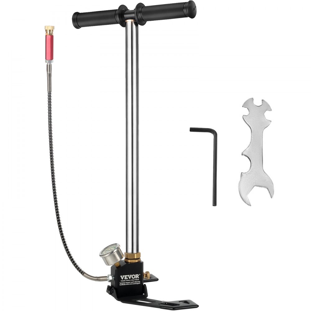 VEVOR Airgun PCP Pump 4500PSI High Pressure Hand Pump 3 Stage Pump Chamber PCP Air Pump - QQCQB000000000001V0