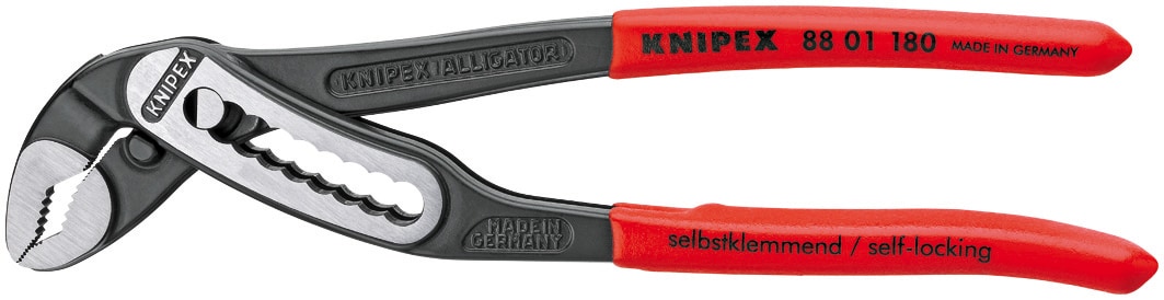 Pinzas de lengua y ranura KNIPEX KNIPEX Alligator Water Pump de 7.25 pulgadas - 88 01 180 SBA