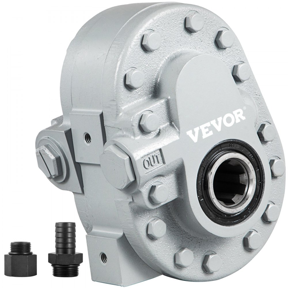 VEVOR Hydraulic Pump 16.6GPM Hydraulic Motor 540RPM Log Splitter 2500PSI Hydraulic Splitter SAE 12 Outlet Port Hydraulic Pump for Log Splitter for Truck Tailgate Lift,Scissor Lift, Dump Trailer - CLB16.6GPM540RPM1V0