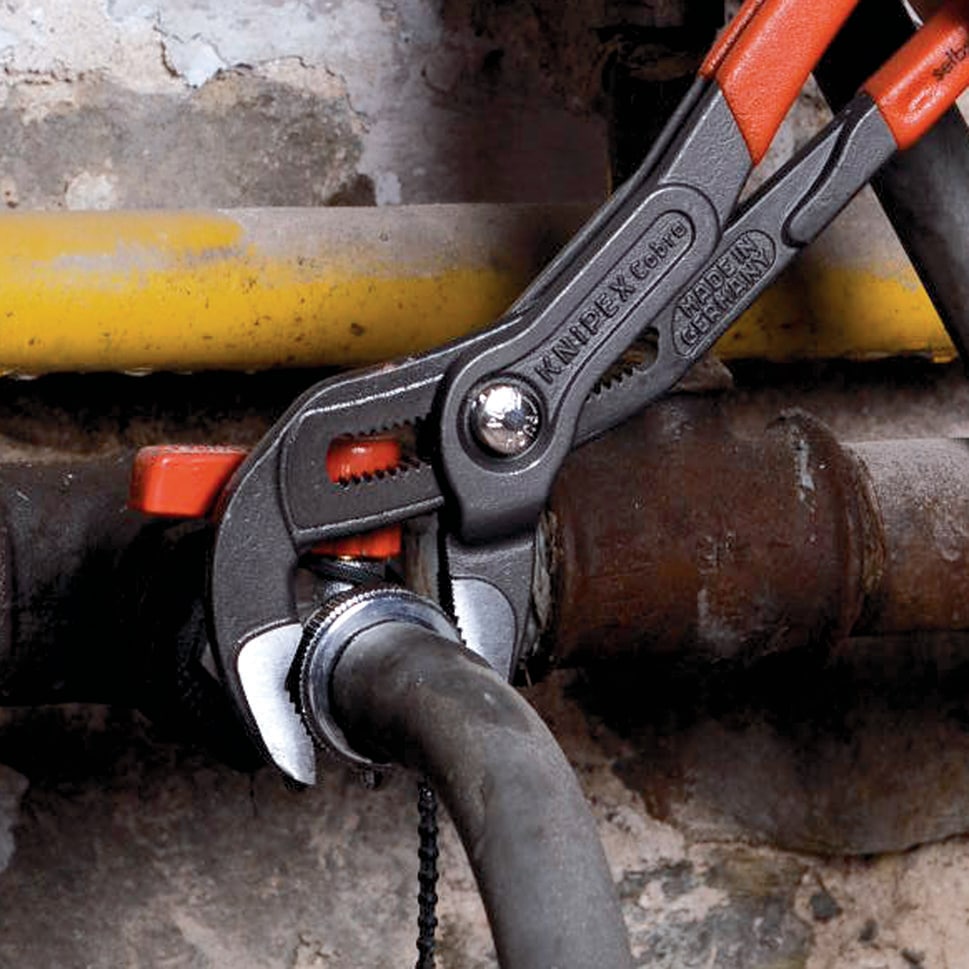 KNIPEX KNIPEX Cobra Water Pump 12-in Llave de Bomba de Agua de Lengüeta y Ranura - 87 01 300 SBA