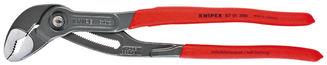 KNIPEX KNIPEX Cobra Water Pump 12-in Llave de Bomba de Agua de Lengüeta y Ranura - 87 01 300 SBA