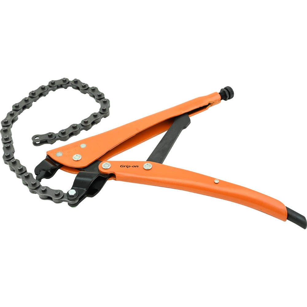 Pinzas bloqueadoras Grip-on de 13 pulgadas en acero naranja con mango de 9 pulgadas y capacidad de mandíbula de 1.5 pulgadas - 181-12