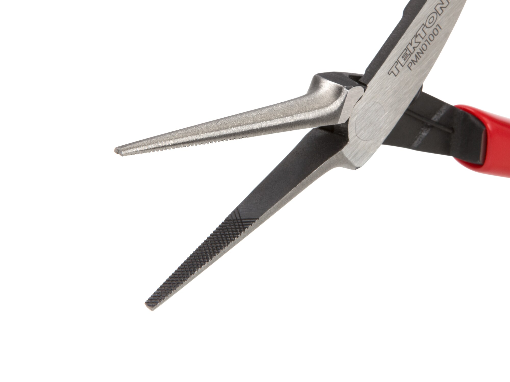 TEKTON Pinzas de punta aguja de mandíbula dentada de 5.4 pulgadas - PMN01001