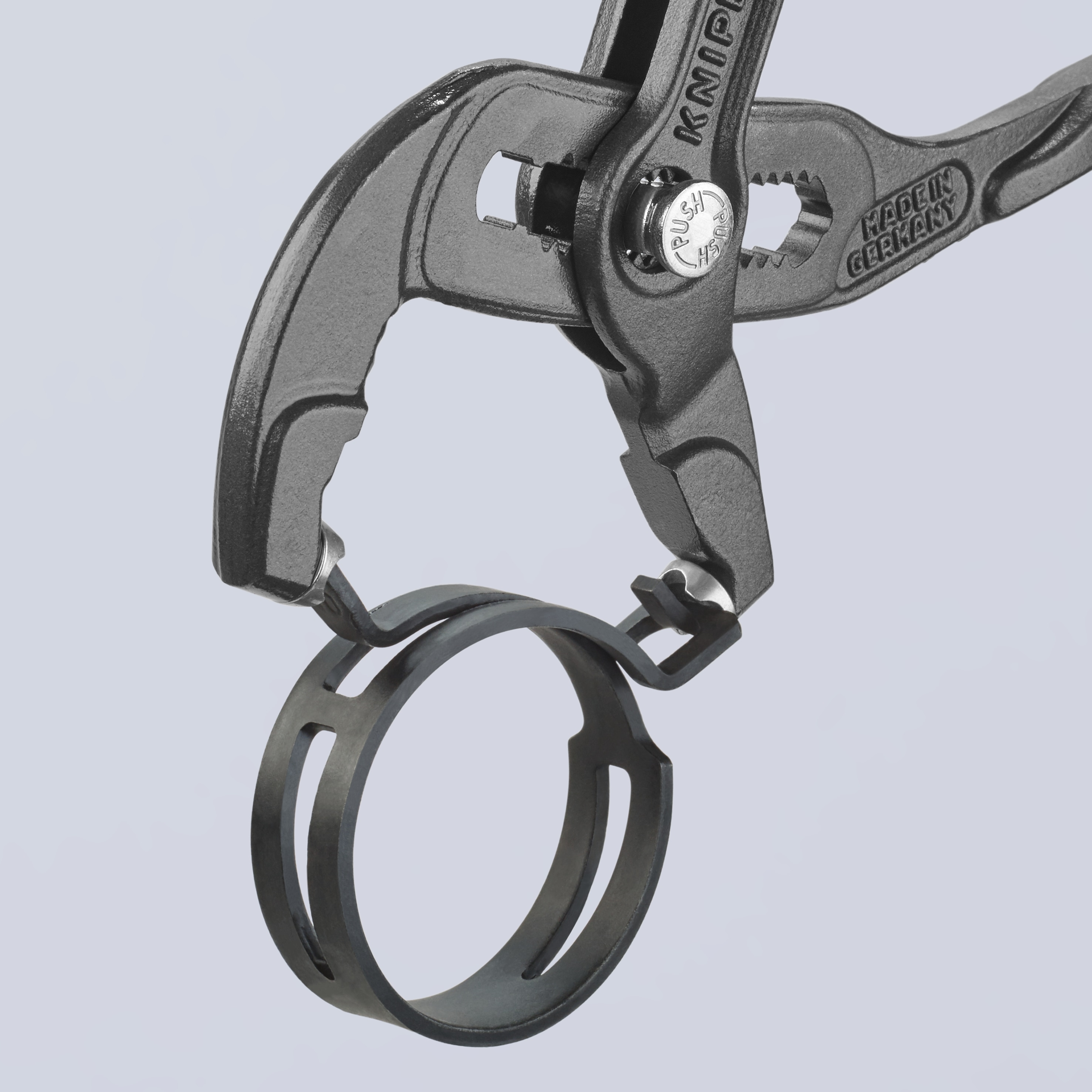 Pinzas de lengüeta y ranura de 7.5 pulgadas KNIPEX con mango recubierto para aplicaciones automotrices - 85 51 180 A