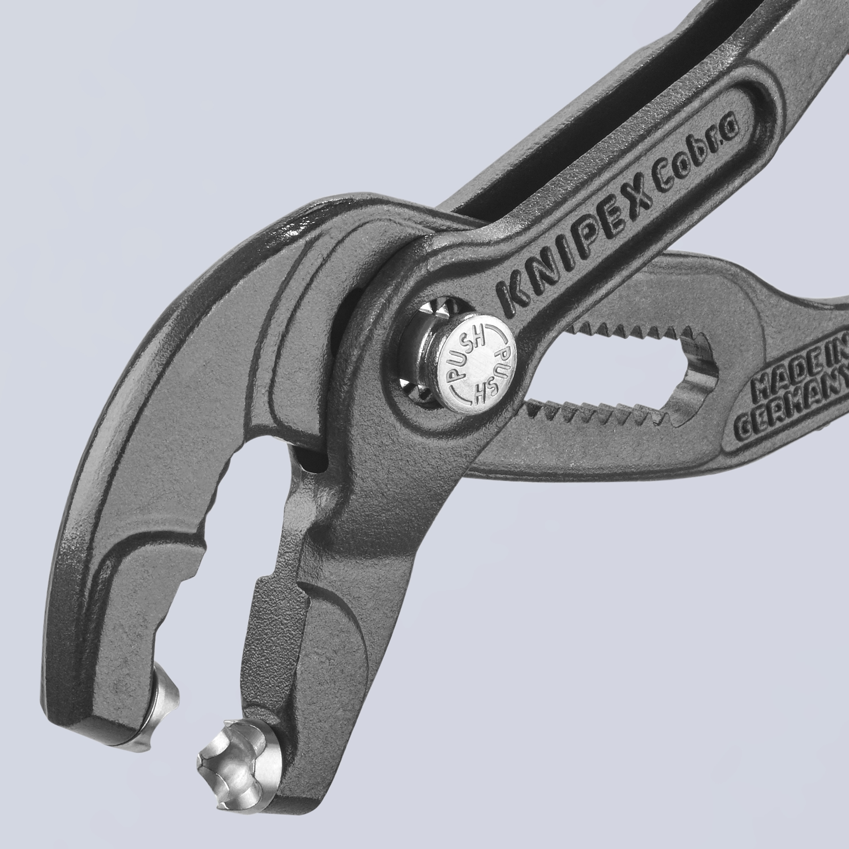 Pinzas de lengüeta y ranura de 7.5 pulgadas KNIPEX con mango recubierto para aplicaciones automotrices - 85 51 180 A