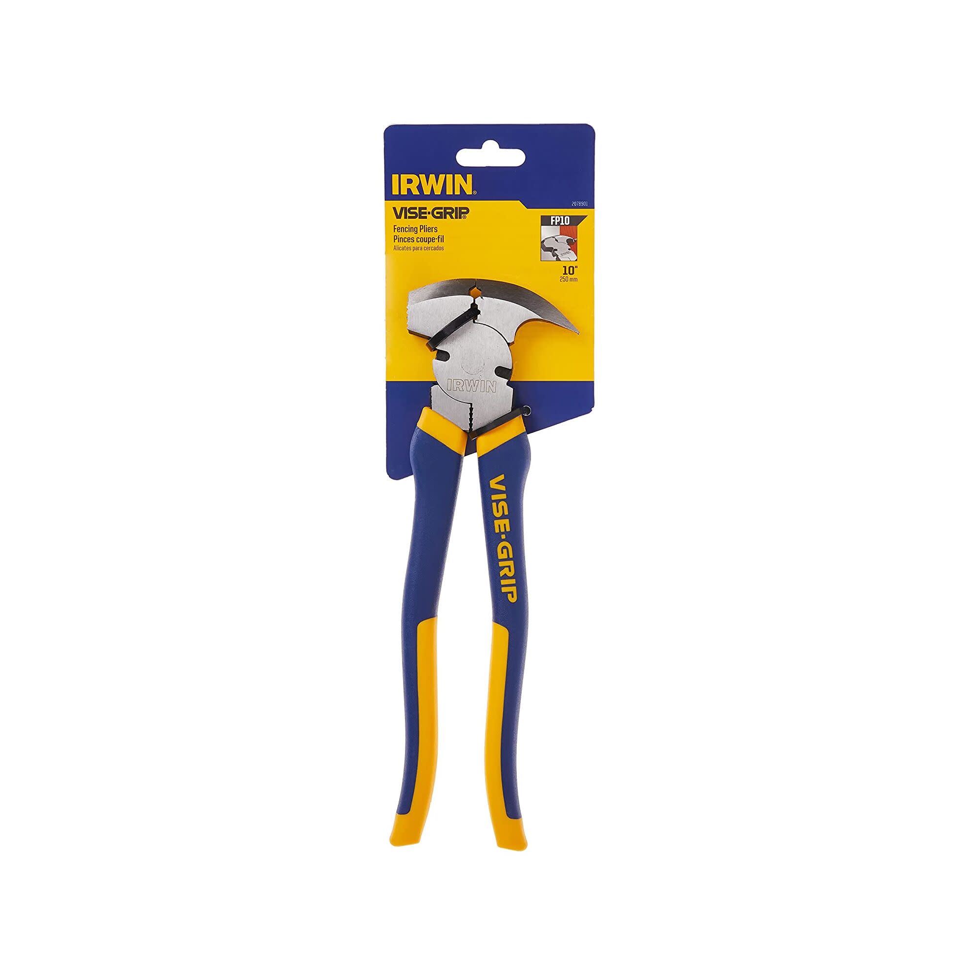 Pinzas de cercas IRWIN IRWIN VISE-GRIP de 10.25 pulgadas - Alicates de lengüeta y ranura - 2078901