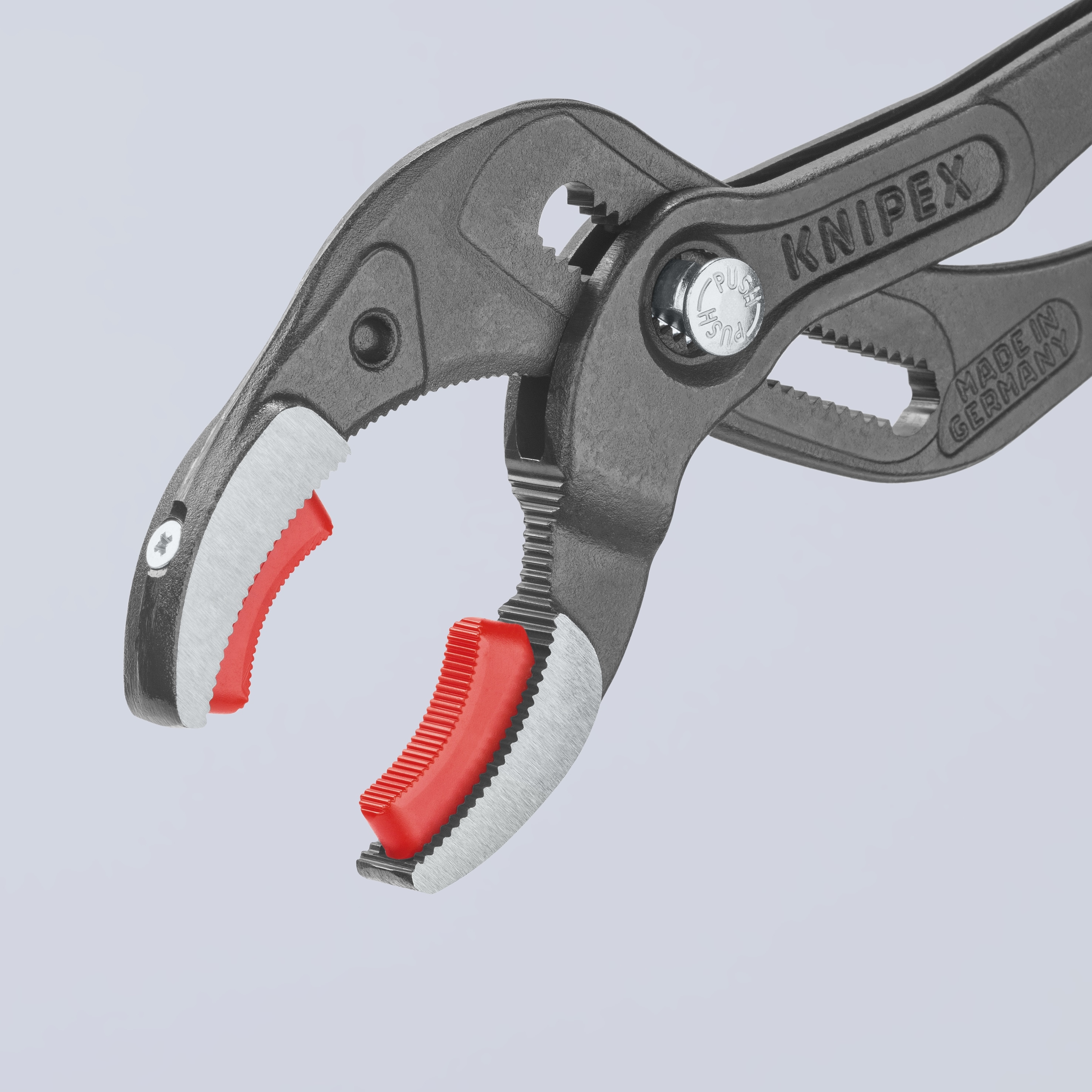 KNIPEX KNIPEX Pinzas de lengüeta y ranura de 10.1 pulgadas con múltiples colores/acabados - Ideal para juntas de tuberías de plástico - 25 posiciones de ajuste - 81 11 250 SBA