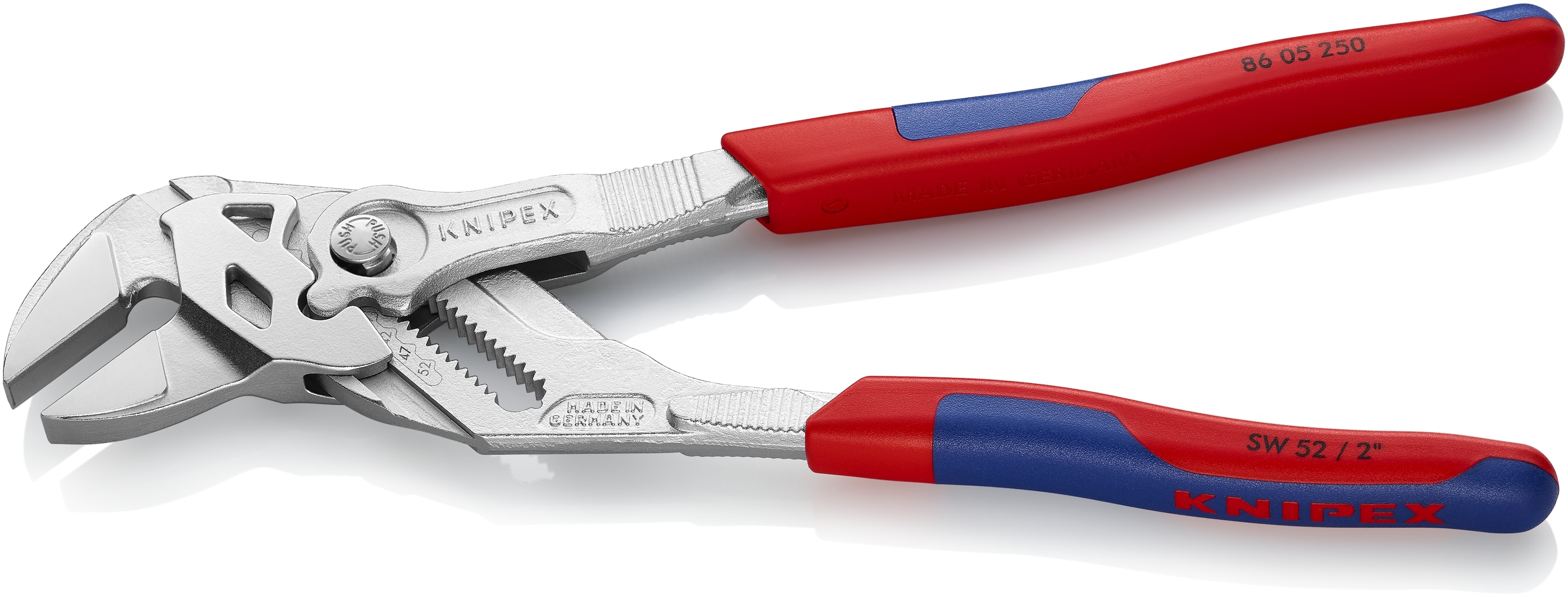 KNIPEX Llave de Prensa de 10.43 pulgadas y pinzas de lengüeta y ranura - 86 05 250