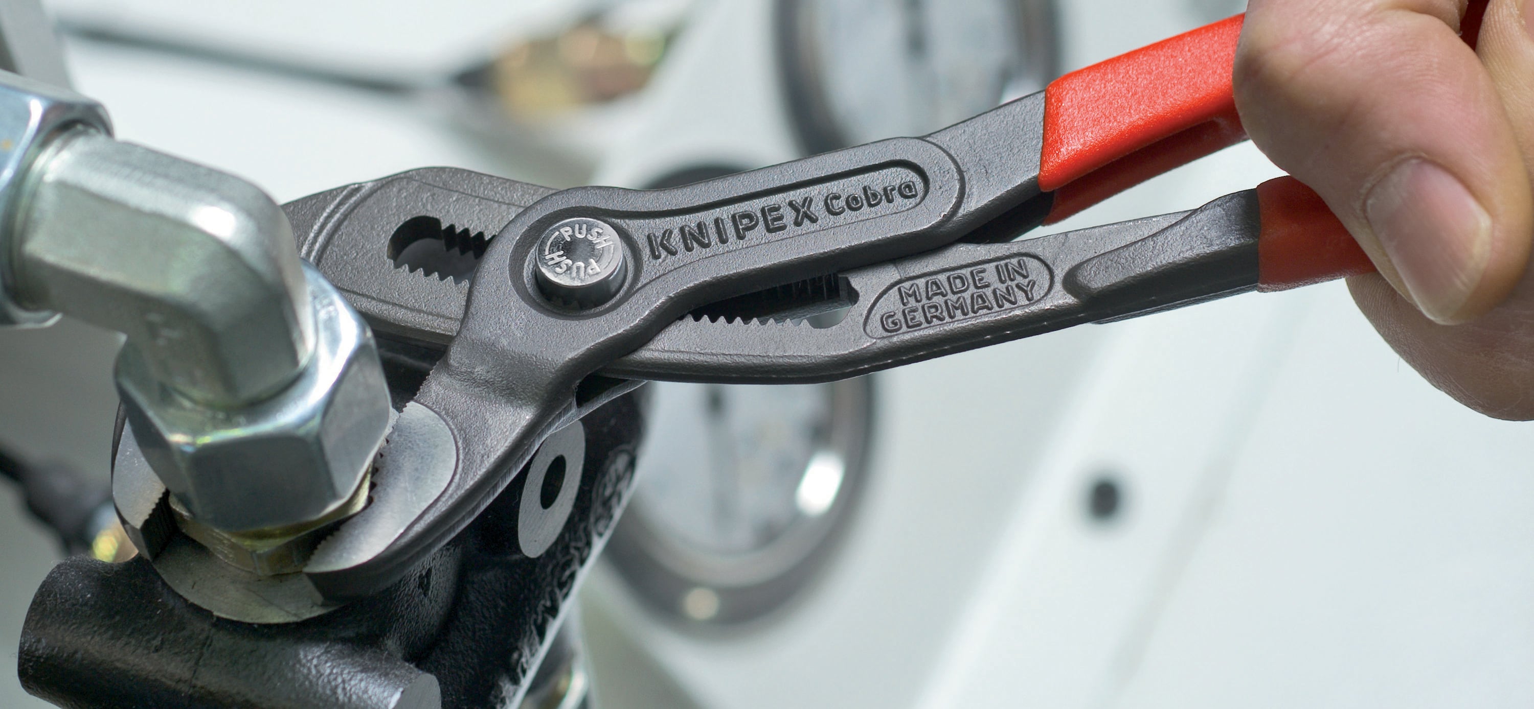 KNIPEX Cobra 10 pulgadas Pinzas de Bomba de Agua Boca y Ranura - 87-01-250 SBA