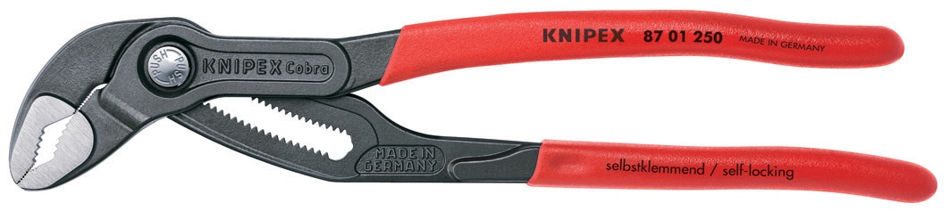 KNIPEX Cobra 10 pulgadas Pinzas de Bomba de Agua Boca y Ranura - 87-01-250 SBA
