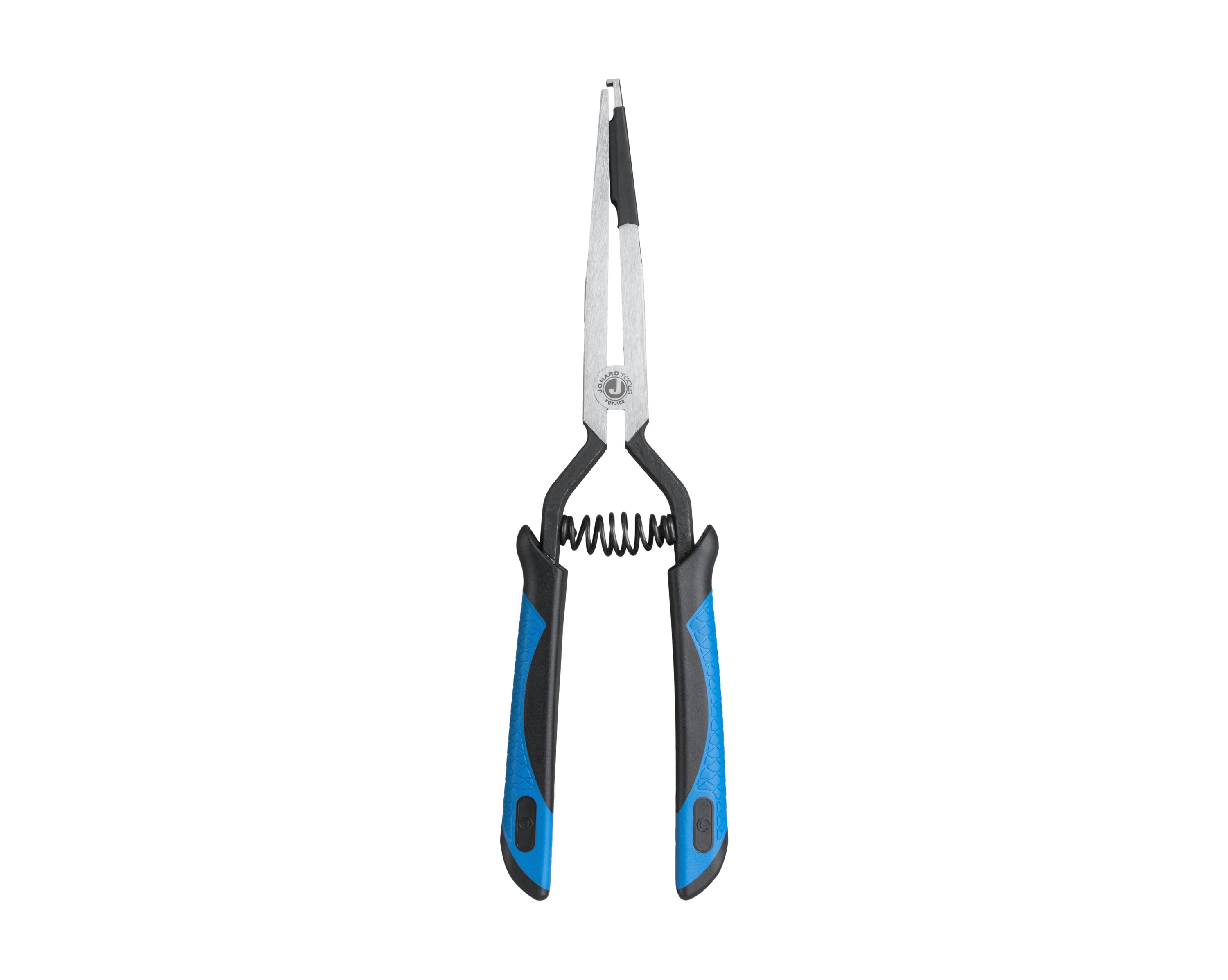 Herramientas Jonard Tools Herramientas para conectores de fibra óptica 10.6 pulgadas Pinzas de punta fina - FCT-100