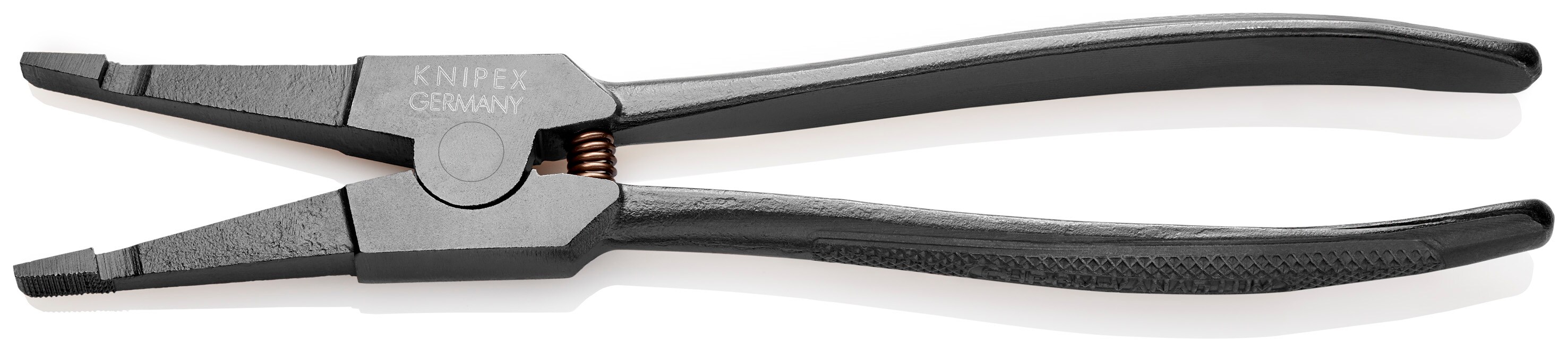 KNIPEX Pinzas para anillos de retención negras KNIPEX de 7.1 pulgadas de acero cromo vanadio forjado para automóviles - 45 10 170