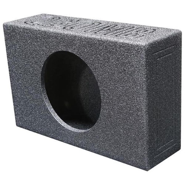 Q Power Single 10 in. Universal Vented Truck Box with Bed Liner - QBSHALLOW110V