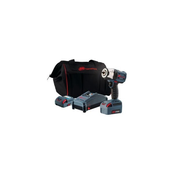 Ingersoll-Rand Ingersoll Rand W5132-K22 IQV20 Series 3/8" 20V Cordless Impact Wrench Kit 2 Batteries 5.0Ah - W5132-K22