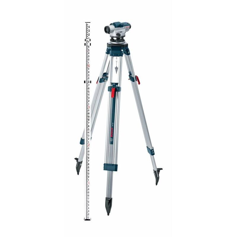 Kit de nivel óptico automático Bosch de 5.6 pulgadas con lente de aumento de 32x (juego de 5 piezas) - GOL 32CK