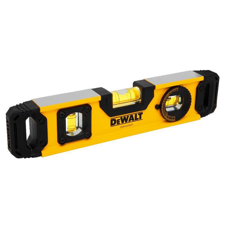 Nivel de torpedo DEWALT de 9 pulgadas - DWHT43003.