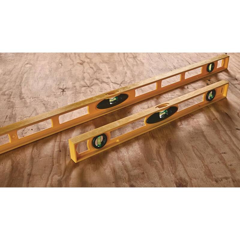 Stanley 24 pulgadas Nivel de línea/superficie de ABS de alto impacto no magnético - 42-468
