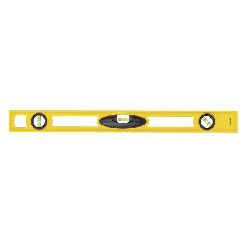 Stanley 24 pulgadas Nivel de línea/superficie de ABS de alto impacto no magnético - 42-468