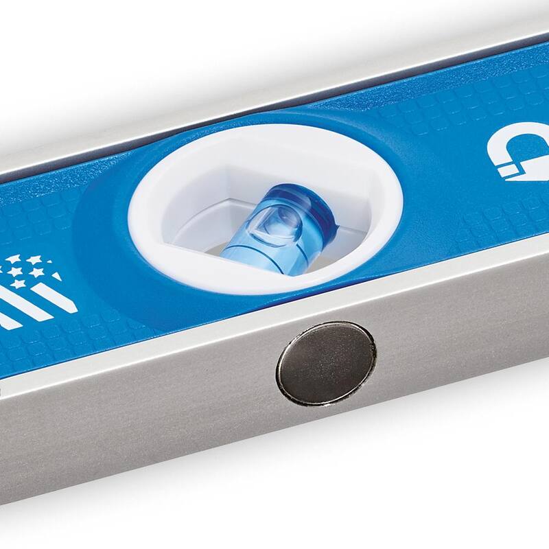 Imperio True Blue 10 pulgadas. Nivel de torpedo magnético de tierra rara con doble variación de ángulo - em75.10