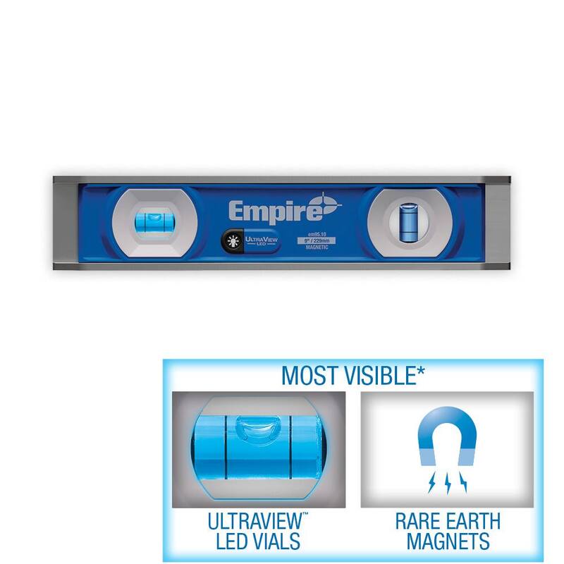 Empire UltraView LED 9 pulgadas Nivel Torpedo - EM95.10
