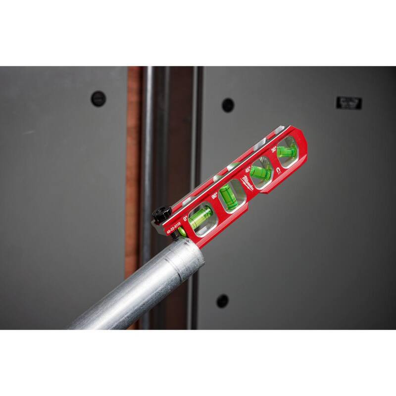 Milwaukee Nivel de burbuja tipo torpedo de bloqueo de tubería de 6.5 pulgadas - 48-22-5110