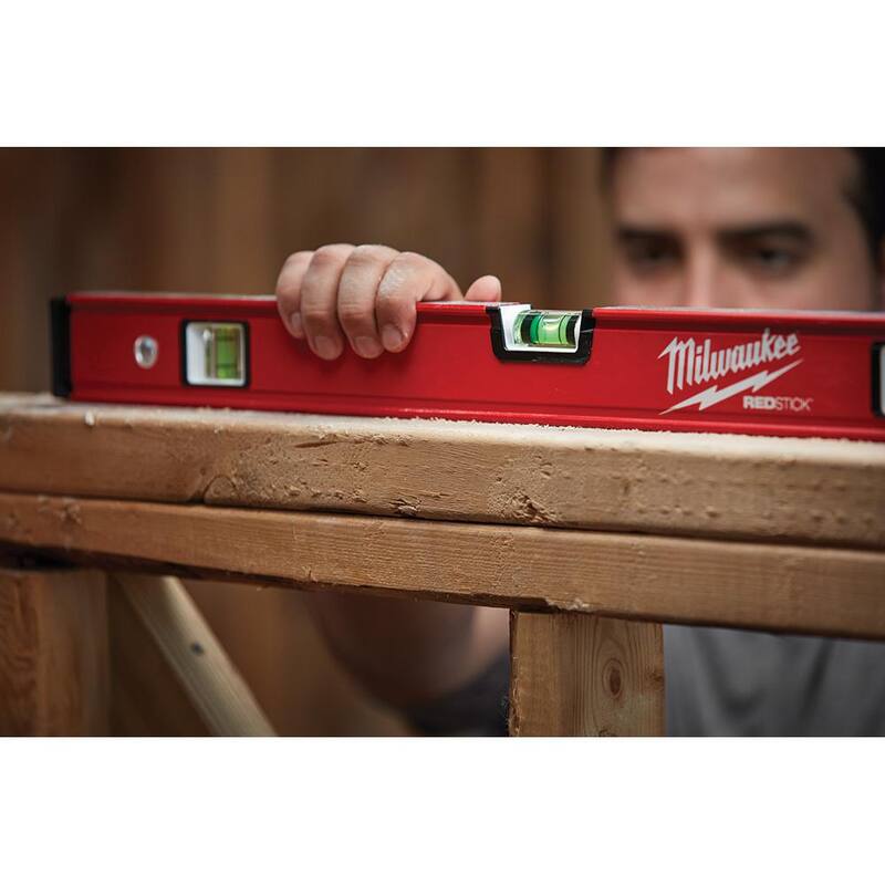 Set de nivel de caja y torpedo REDSTICK de 10 pulgadas/24 pulgadas/48 pulgadas de Milwaukee - MLBXC48