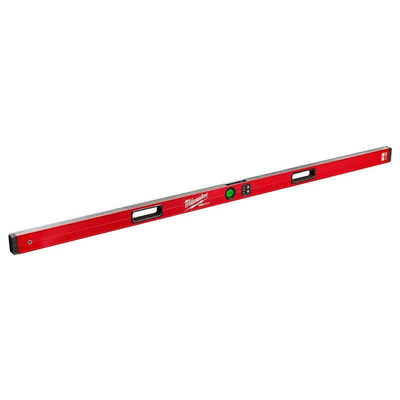 Nivel de caja digital REDSTICK de Milwaukee de 72 pulgadas con tecnología de medición con punta precisa - MLDIG72