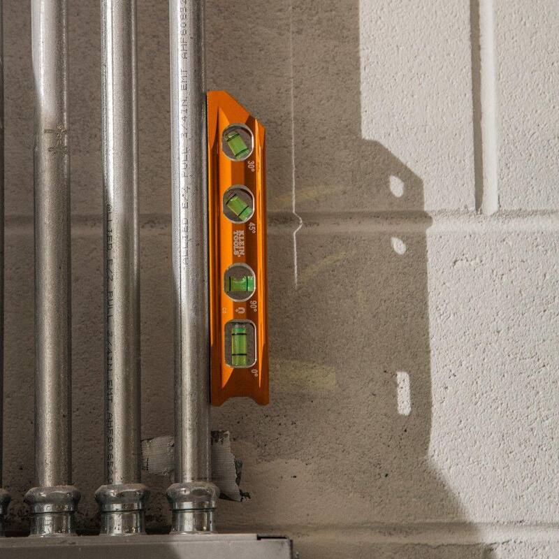 Nivel de torpedo de aluminio Klein Tools, imán de tierra rara - 935RB