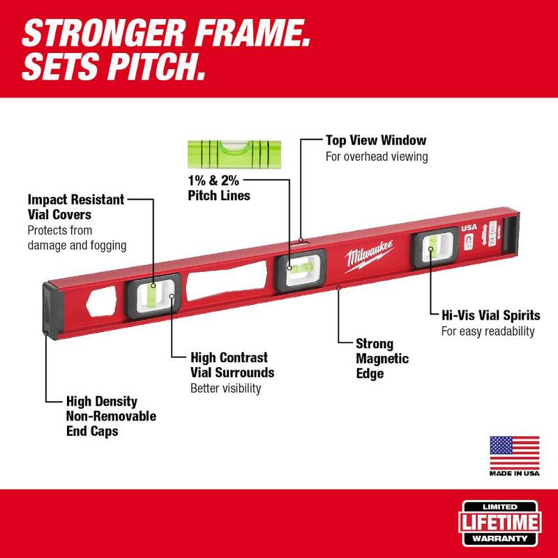 Nivel de I-Beam magnético Milwaukee de 78 pulgadas - MLIBM78