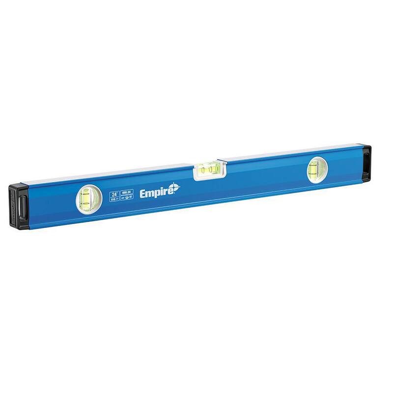 Juego de niveles de caja de aluminio Empire de 24 pulgadas y 48 pulgadas (set de 2 piezas) - 650.24-650.48