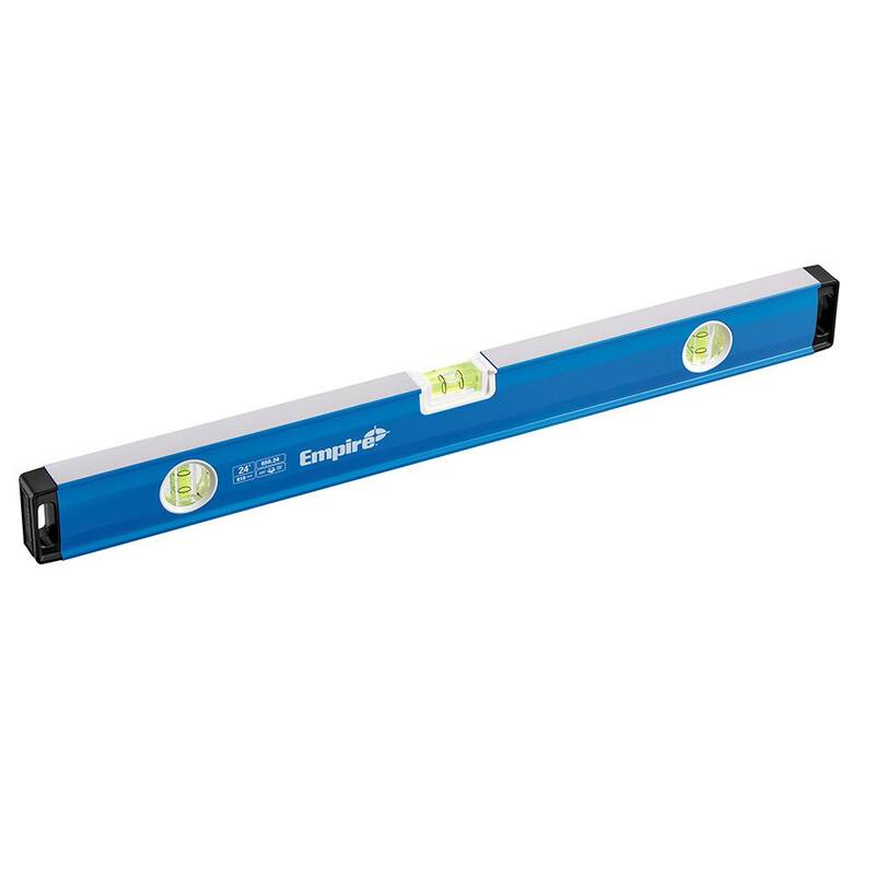 Juego de niveles de caja de aluminio Empire de 24 pulgadas y 48 pulgadas (set de 2 piezas) - 650.24-650.48