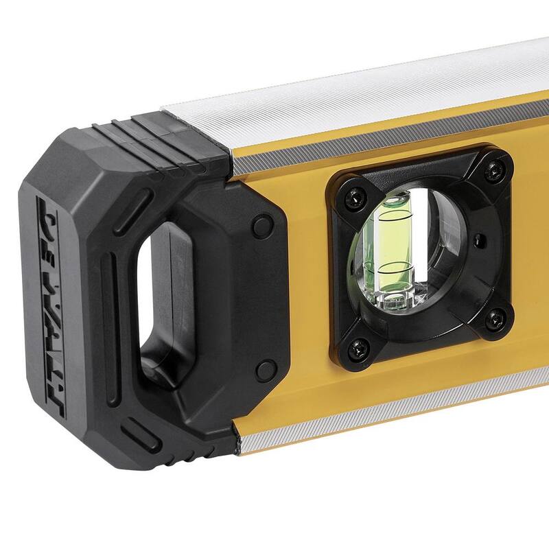 Nivel de caja de viga magnética DEWALT de 48 pulgadas y nivel de caja de viga magnética de servicio pesado de 24 pulgadas - DWHT43049W43025