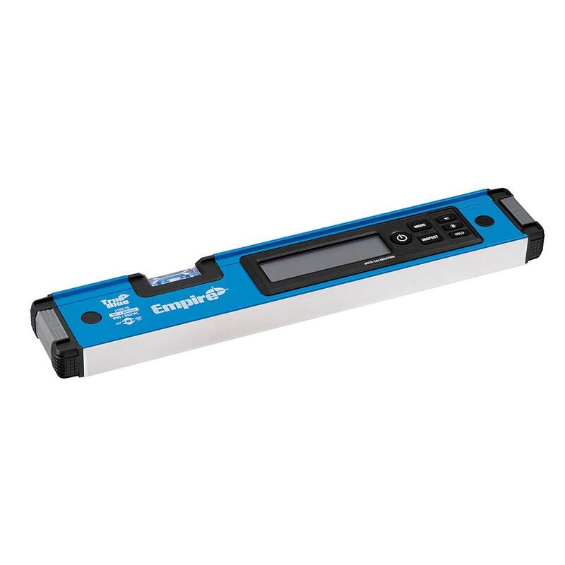Empire 16 pulg. Nivel de caja digital True Blue con 24 pulg. Nivel de caja digital True Blue con estuche (paquete de 2) - E105.16-E105.24