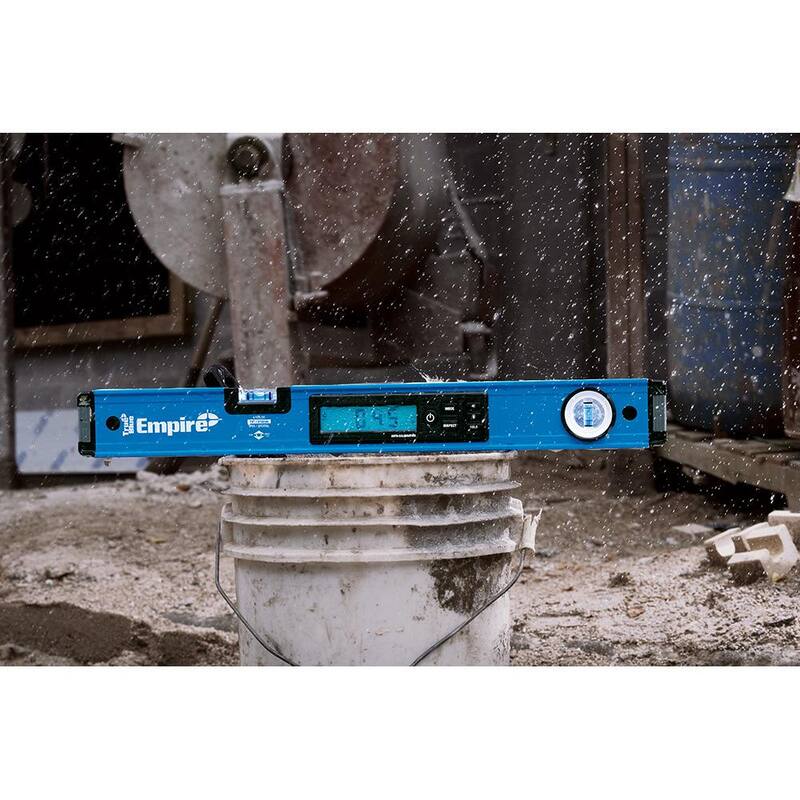 Empire 24 pulg. Nivel de caja digital True Blue con estuche con 48 pulg. Nivel de caja digital True Blue con estuche - E105.24-E105.48