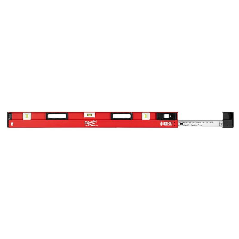 Nivel de caja magnética extensible Milwaukee REDSTICK de 48 a 78 pulgadas - MLXPM78