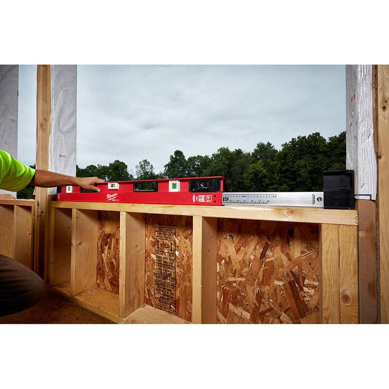 Nivel de caja magnética extensible Milwaukee REDSTICK de 48 a 78 pulgadas - MLXPM78