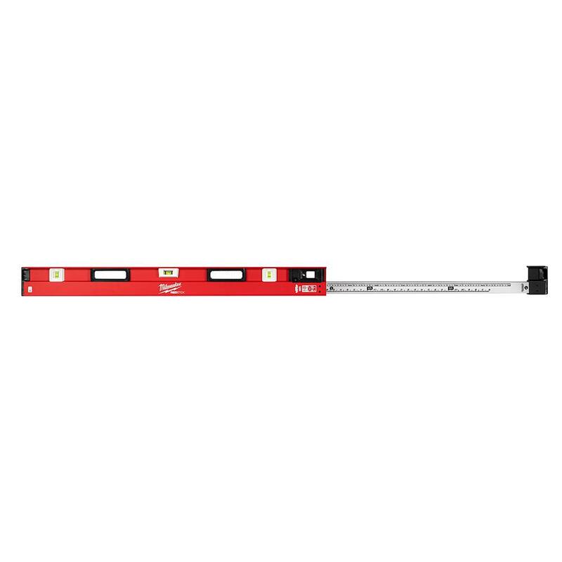 Nivel de caja magnética extensible Milwaukee REDSTICK de 48 a 78 pulgadas - MLXPM78