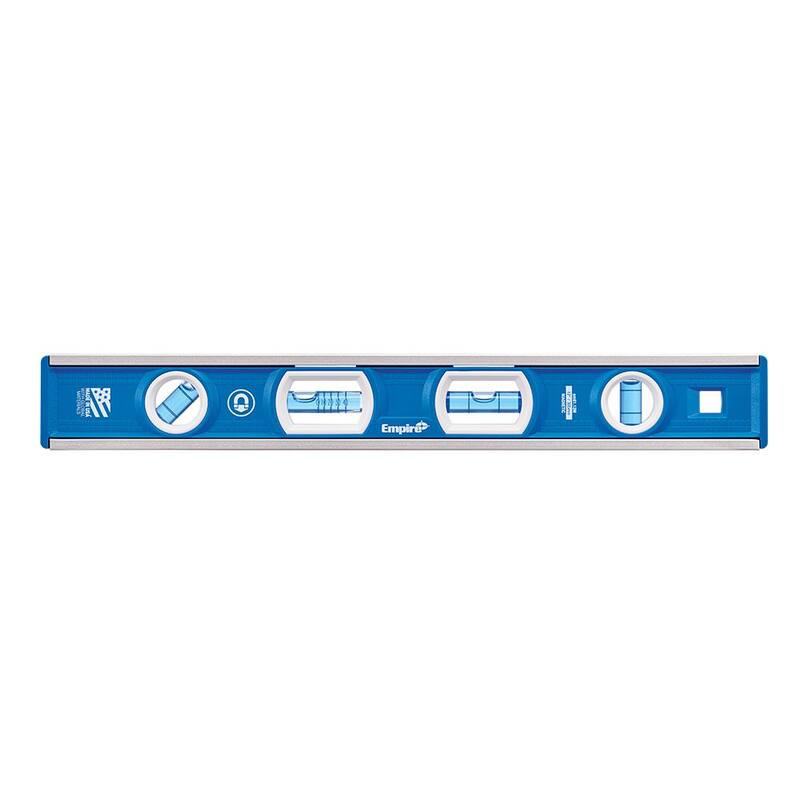 Nivel de vigueta de aluminio de 24 pulgadas de Milwaukee con juego de nivel de caja compacto de 12 pulgadas - 500.24P