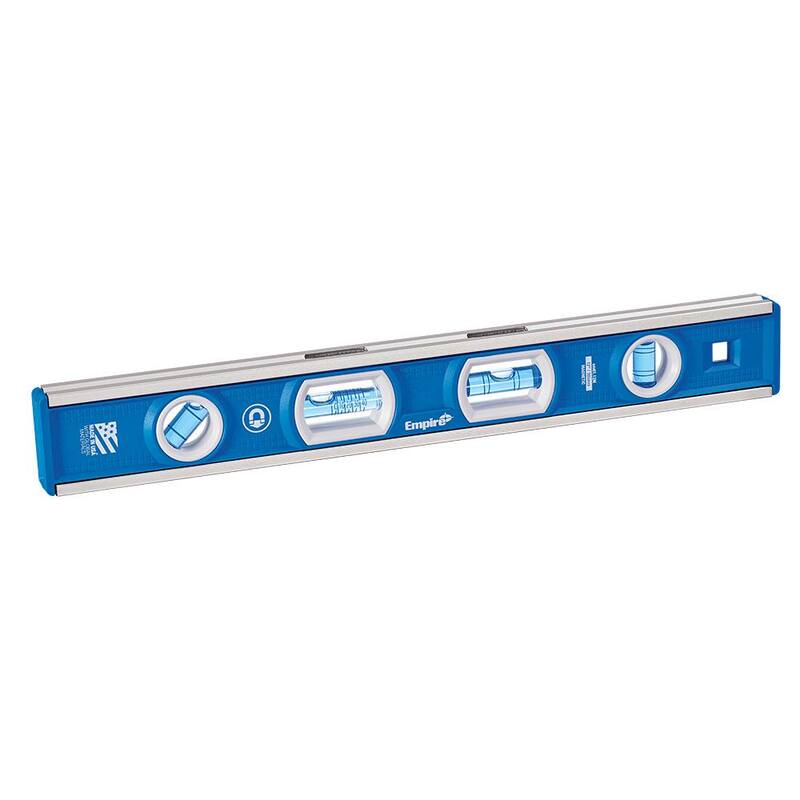 Nivel de vigueta de aluminio de 24 pulgadas de Milwaukee con juego de nivel de caja compacto de 12 pulgadas - 500.24P