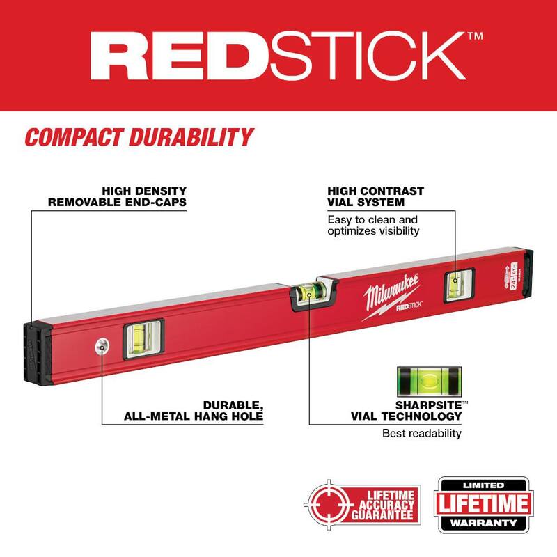 Nivel de caja Milwaukee 48 in. REDSTICK - MLBX48