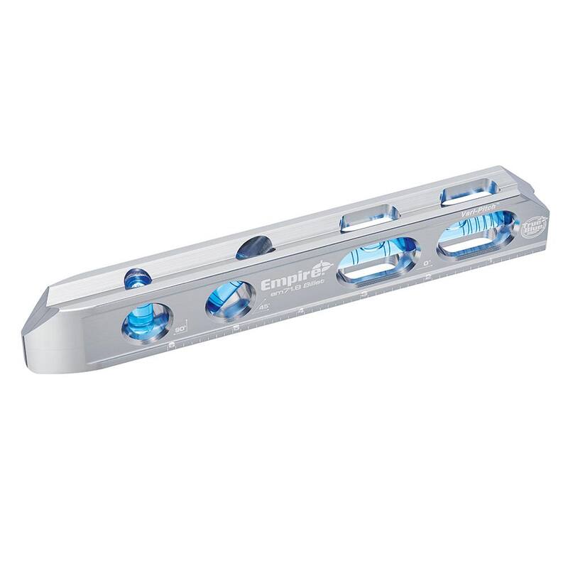 Nivel de caja digital True Blue de 16 pulgadas con nivel de torpedo magnético True Blue de 8 pulgadas y escuadra de caballete de aluminio de 7 pulgadas - E105.16.EM71.8-E2994.