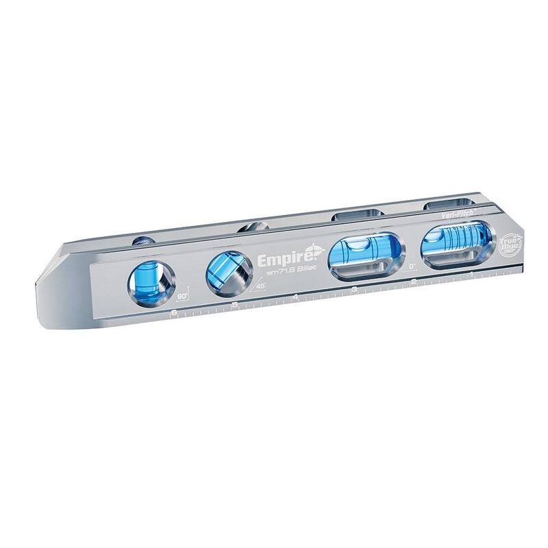 Nivel de caja digital True Blue de 16 pulgadas con nivel de torpedo magnético True Blue de 8 pulgadas y escuadra de caballete de aluminio de 7 pulgadas - E105.16.EM71.8-E2994.